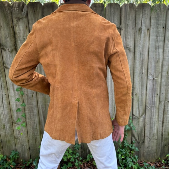 Vintage All-Suede Ranch Blazer—Men's M—Hollywood Hippie Chic—Handmade in Mexico? - Picture 11 of 13